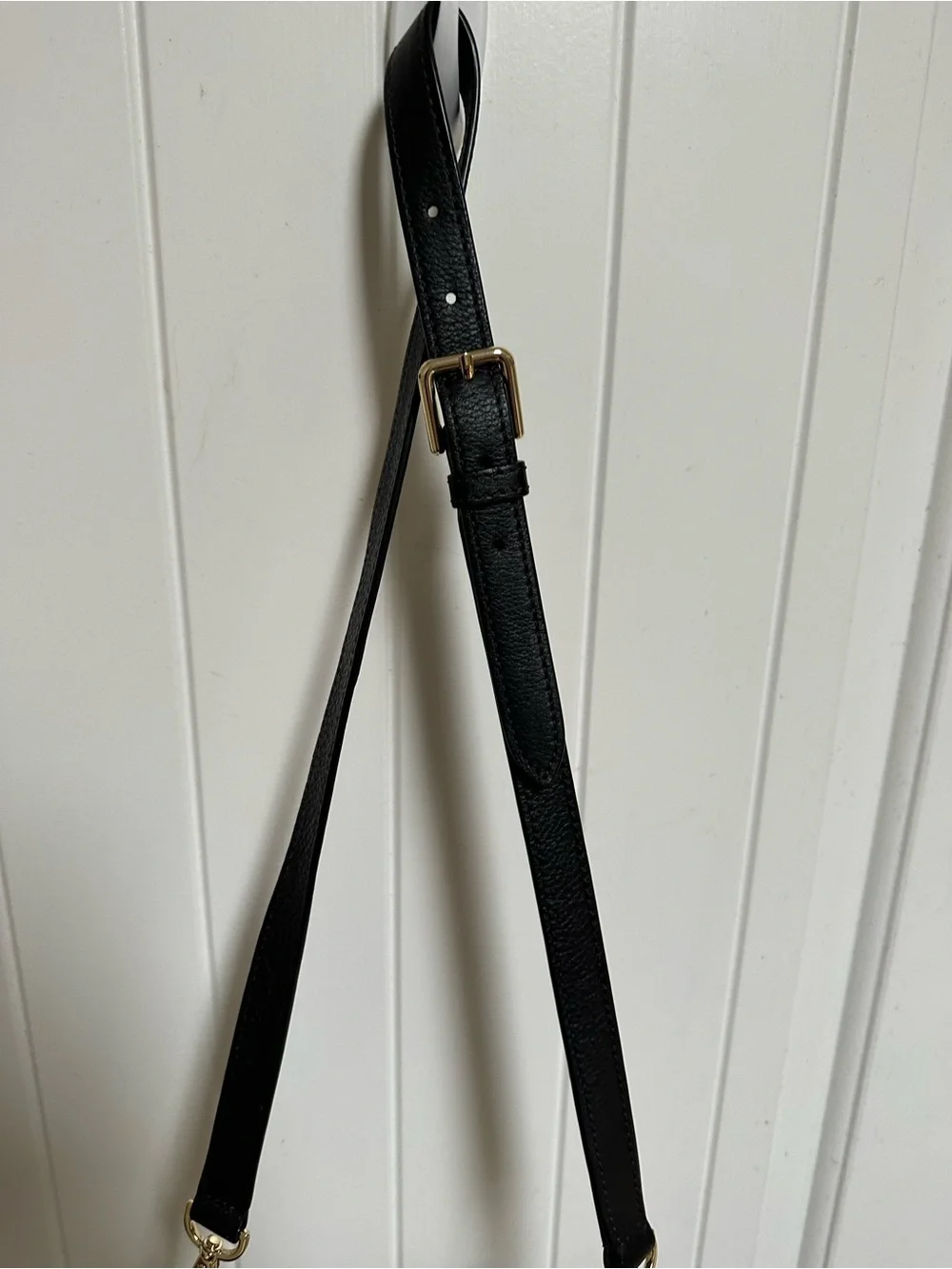 Talbots Cream and Black Leather Crossbody Clutch - Picture 7 of 11